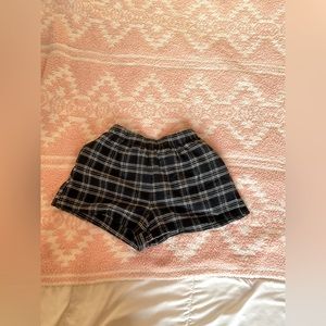 Women's boxer style sleep shorts